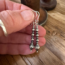 Sterling Navajo Pearl Earrings