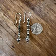 Sterling Navajo Pearl Earrings