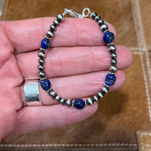Navajo Pearl Lapis Bracelet