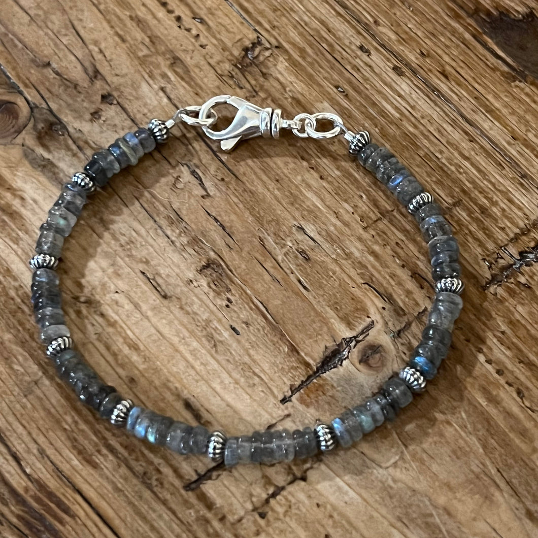 Sterling Labradorite Bracelet