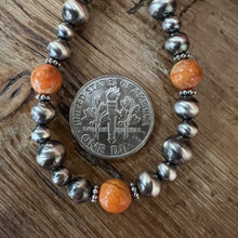 Navajo Pearl Apple Coral Bracelet