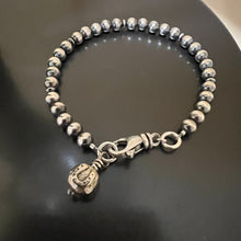 Navajo Pearl Horse Shoe Charm Bracelet