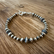 Sterling Silver Navajo Pearl Bracelet