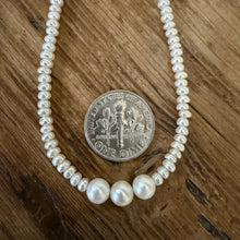 Freshwater Button Seed Pearl Choker
