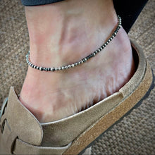 Navajo Pearl Hematite Ankle Bracelet