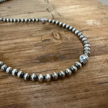 Sterling Silver Navajo Pearl Necklace