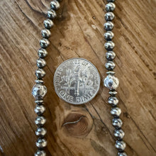 Sterling Silver Navajo Pearl Necklace