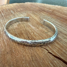 Hammered Sterling Cuff Bracelet