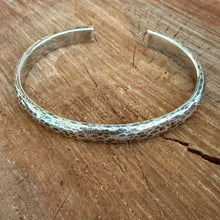 Hammered Sterling Cuff Bracelet