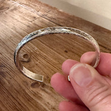 Hammered Sterling Cuff Bracelet