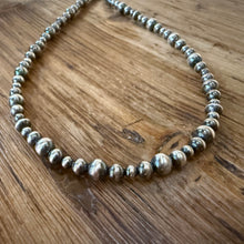 Sterling Navajo Pearl Necklace