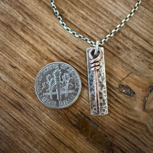 Sterling Silver and Copper Bar Necklace
