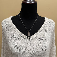 Sterling Silver and Copper Bar Necklace