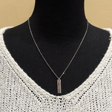 Sterling Silver and Copper Bar Necklace