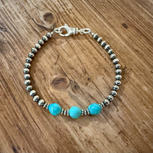 Navajo Pearl Kingman Turquoise Bracelet