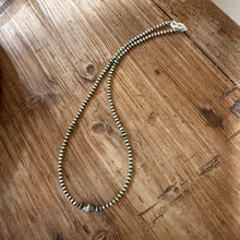 Sterling Navajo Pearl Necklace