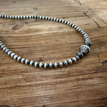 Sterling Navajo Pearl Necklace