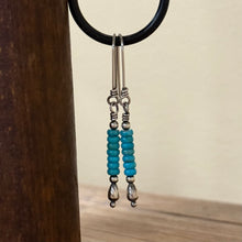 Turquoise and Navajo Pearl Earrings