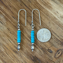 Turquoise and Navajo Pearl Earrings