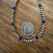 Navajo Pearl and Lapis Bracelet