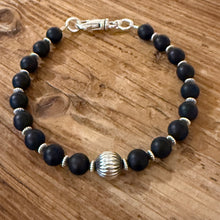 Sterling Silver & Black Onyx Bracelet