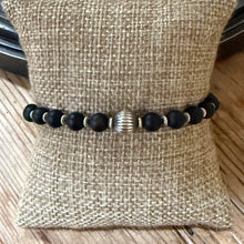 Sterling Silver & Black Onyx Bracelet