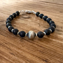 Sterling Silver & Black Onyx Bracelet