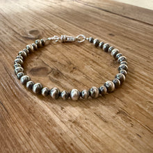 Sterling Navajo Pearl Bracelet