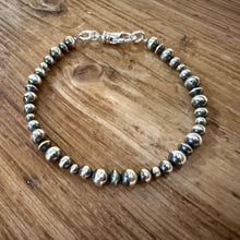 Sterling Navajo Pearl Bracelet