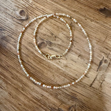Gold Filled Natural Zircon Necklace