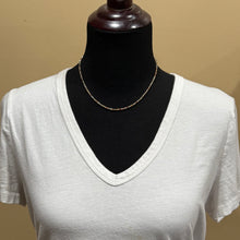 Gold Filled Natural Zircon Necklace