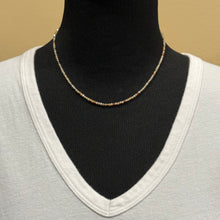 Gold Filled Natural Zircon Necklace