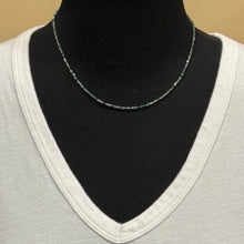 Natural Pariaba Blue Tourmaline Necklace