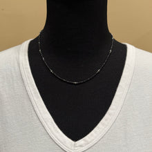 Natural Hematite & Sterling Navajo Pearl Necklace