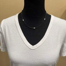 Sterling Hematite & Freshwater Pearl Necklace