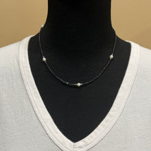 Sterling Hematite & Freshwater Pearl Necklace