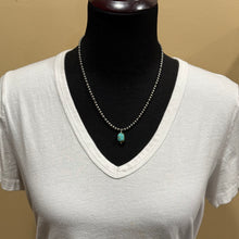 Sterling Navajo Pearl & Turquoise Necklace