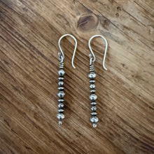 Sterling Navajo Pearl Earrings