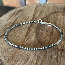 Navajo Pearl Hematite Ankle Bracelet