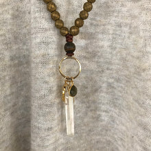 Quartz Crystal Tiger Eye Necklace