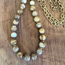 Picture Jasper Chain Necklace