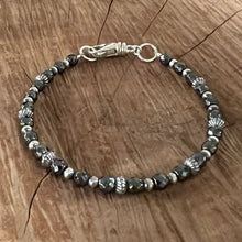 Hematite Navajo Pearl Bracelet