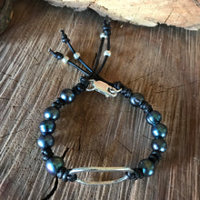 Sterling Peacock Pearl Bracelet