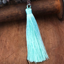 Matte Larvakite Labradorite Mala Necklace