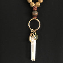 Quartz Crystal Tiger Eye Necklace