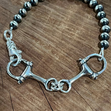 Navajo Pearl Snaffle Bit Bracelet