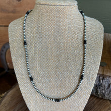 Navajo Pearl Black Onyx Necklace