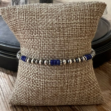 Navajo Pearl Lapis Bracelet