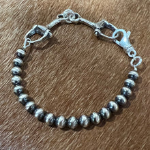 Navajo Pearl Snaffle Bit Bracelet