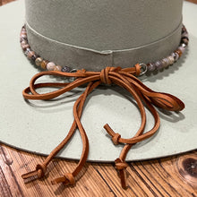 Agate Sterling Silver Hat Band/Necklace